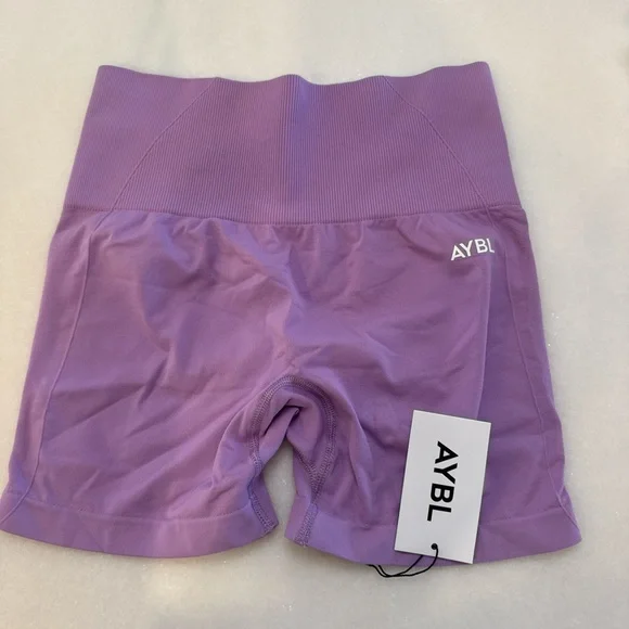 AYBL Lilac Athletic Bike Shorts - Picture 3 of 6